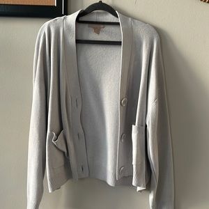 Lightweight grey cardigan